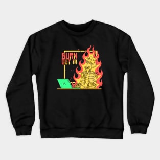 Burn Out Crewneck Sweatshirt